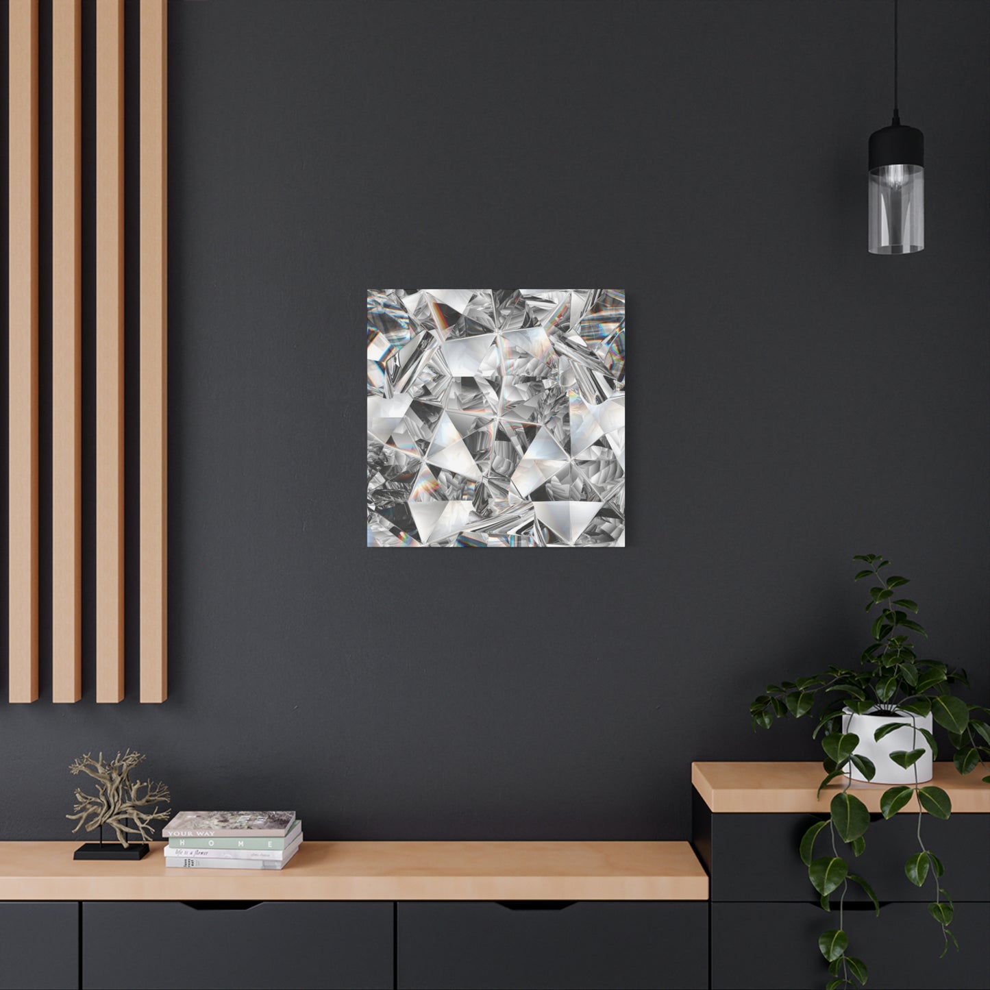 Diamond Matte Canvas, Stretched, 1.25"