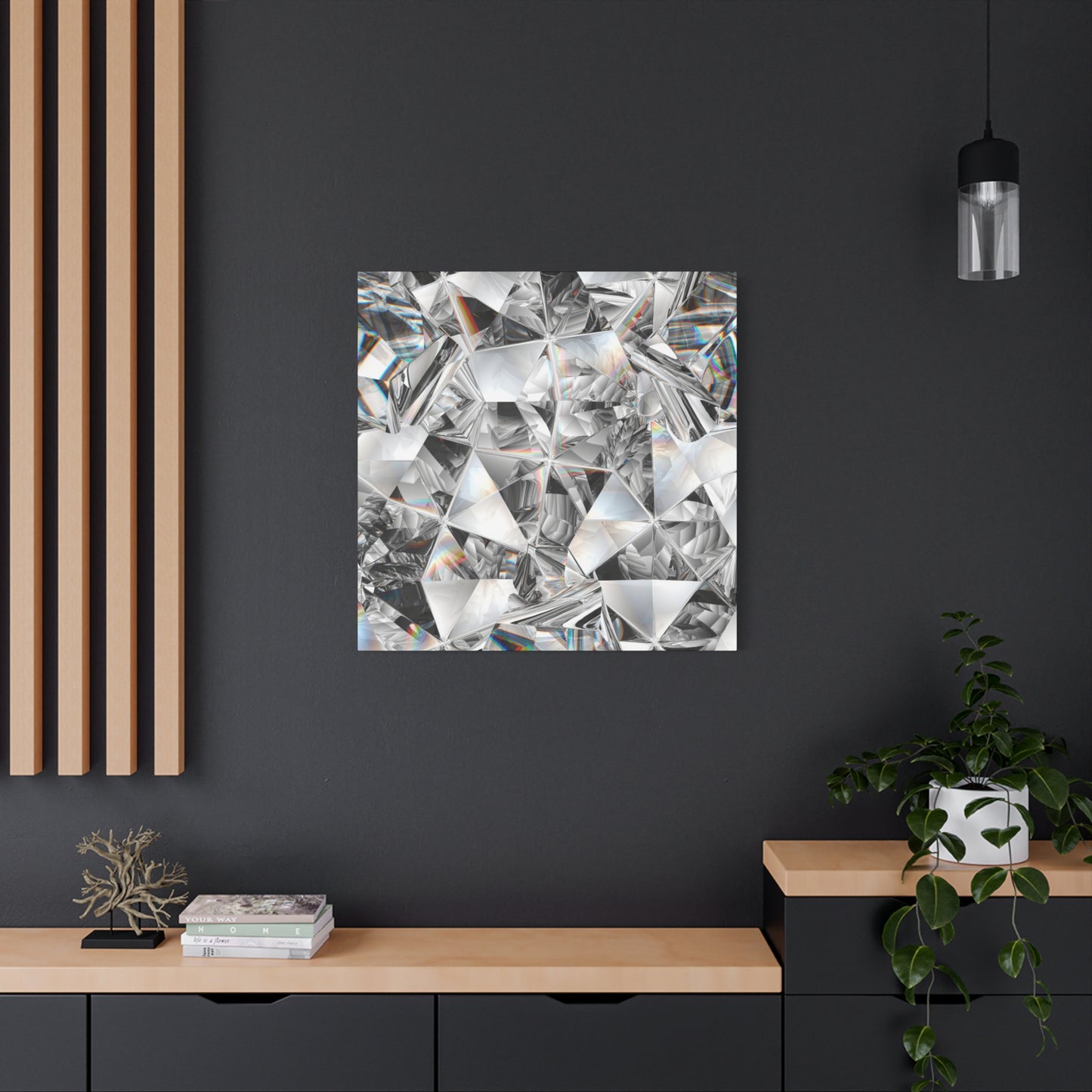 Diamond Matte Canvas, Stretched, 1.25"
