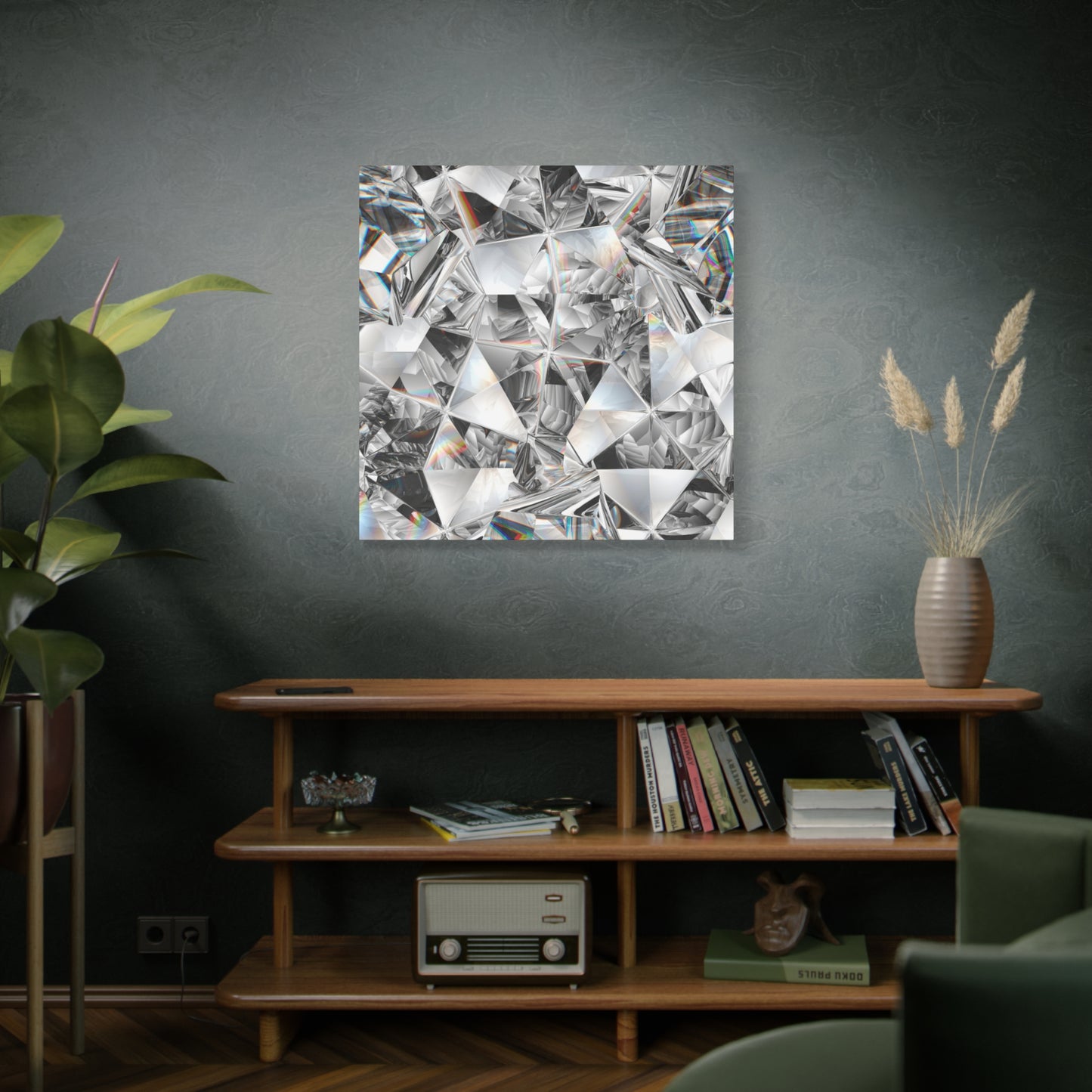 Diamond Matte Canvas, Stretched, 1.25"