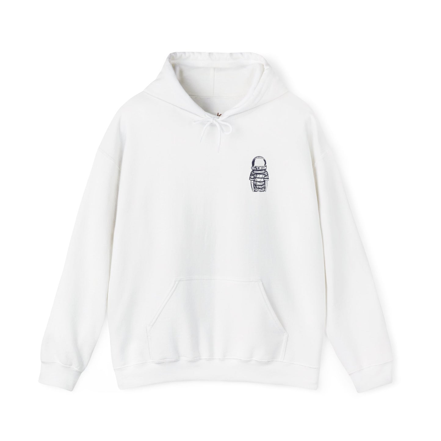 Star Boy Embroidered Minimalist Unisex Hooded Sweatshirt - Relaxed Style for Everyday Comfort