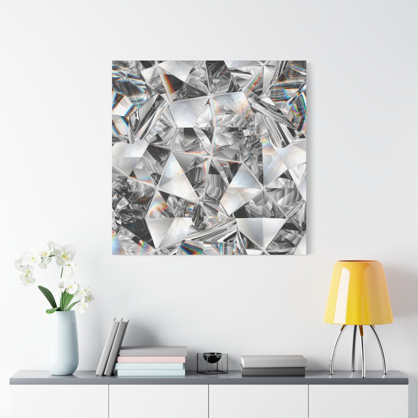 Diamond Matte Canvas, Stretched, 1.25"