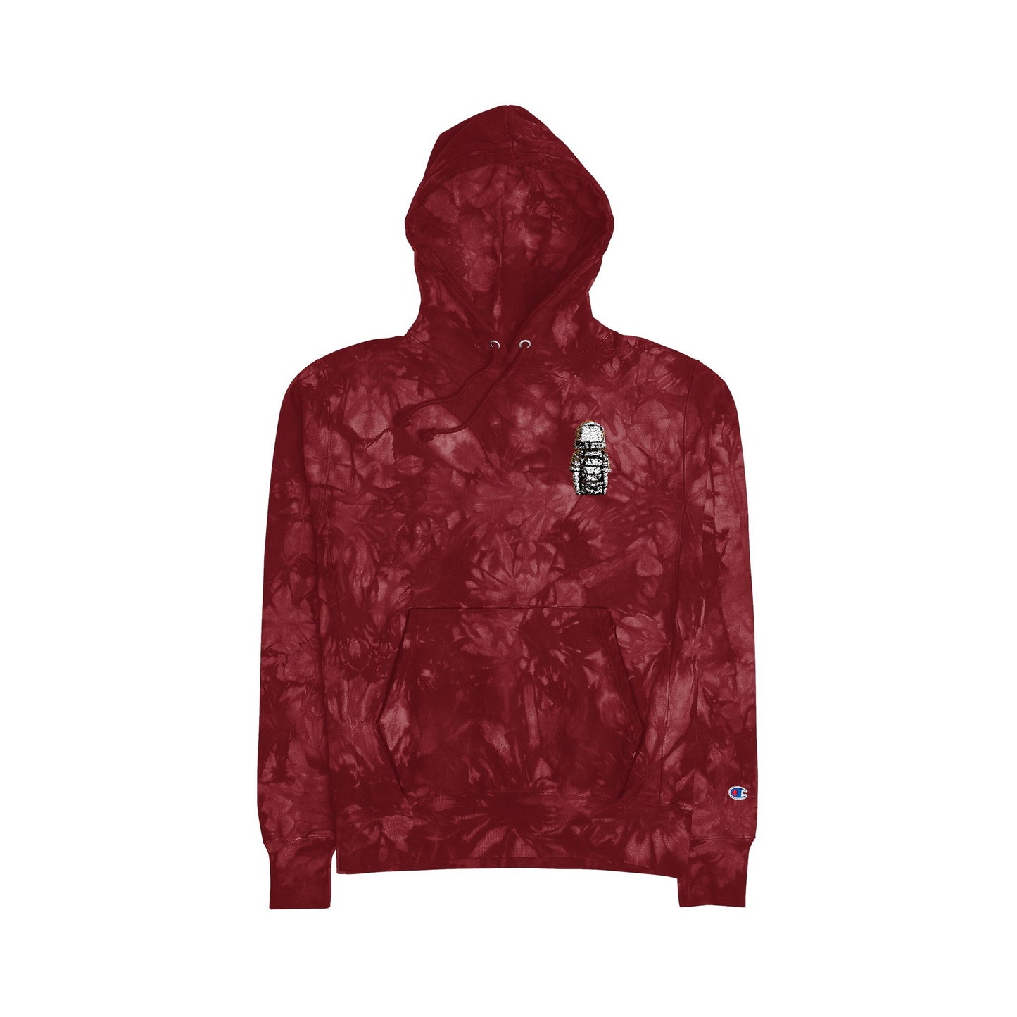 Star Boy Tie-Dye Champion Hoodie - Unisex, Embroidered Design