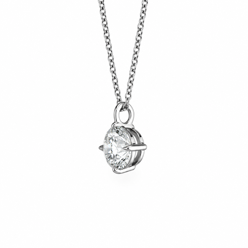 Lab Grown Diamond 4 Prong Pendant