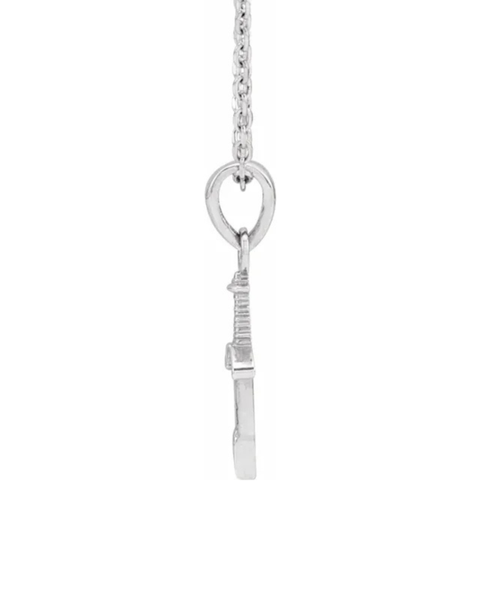 Sterling Silver Dagger Necklace