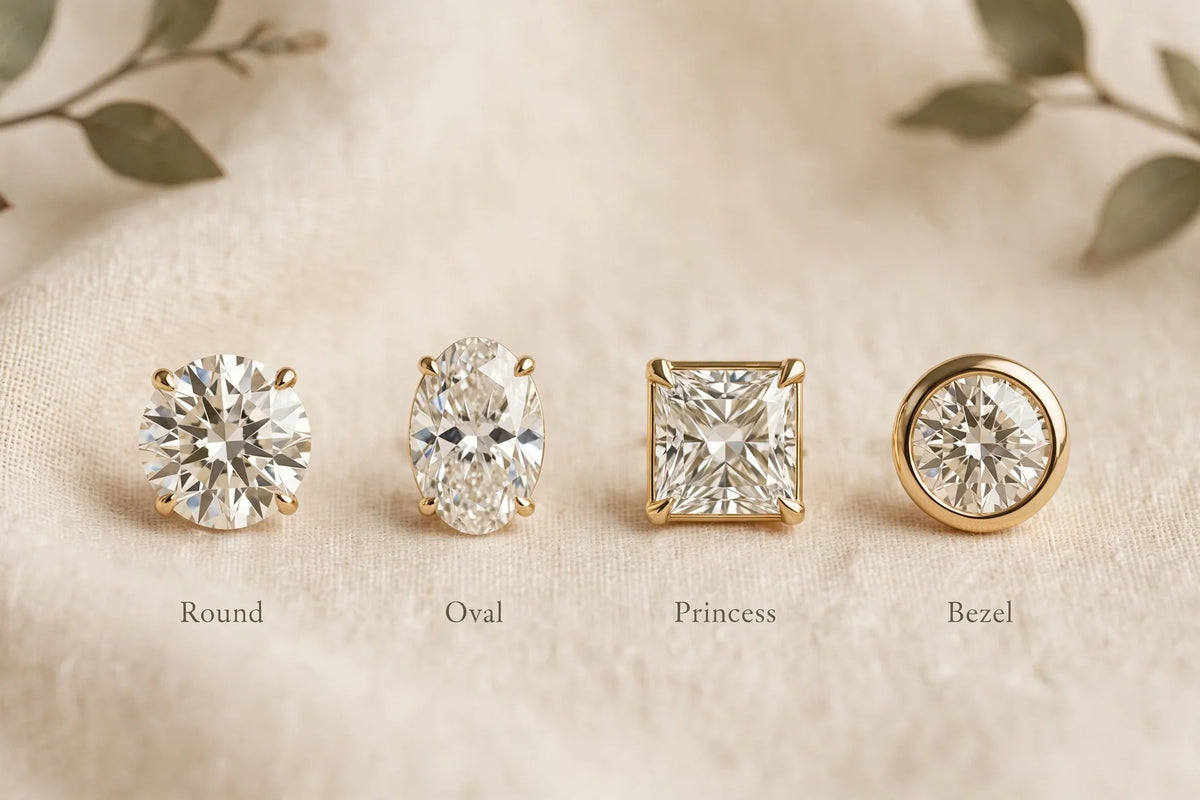 Round, Oval, Princess or Bezel: Which Stud Is Actually You?