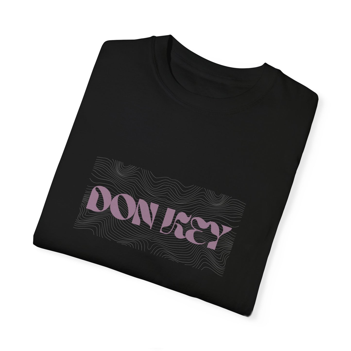 Wavy Don Key Unisex Garment-Dyed T-shirt