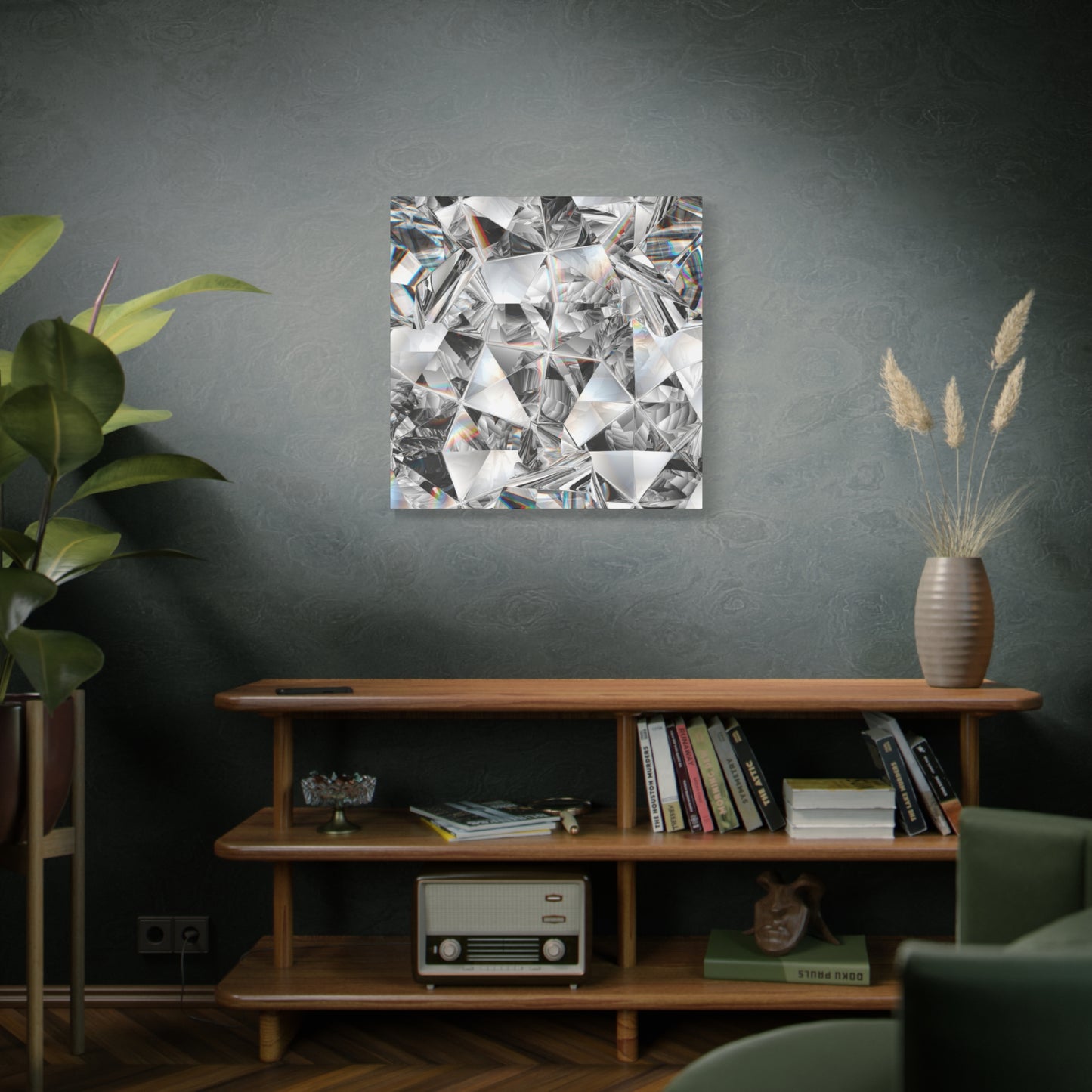 Diamond Matte Canvas, Stretched, 1.25"