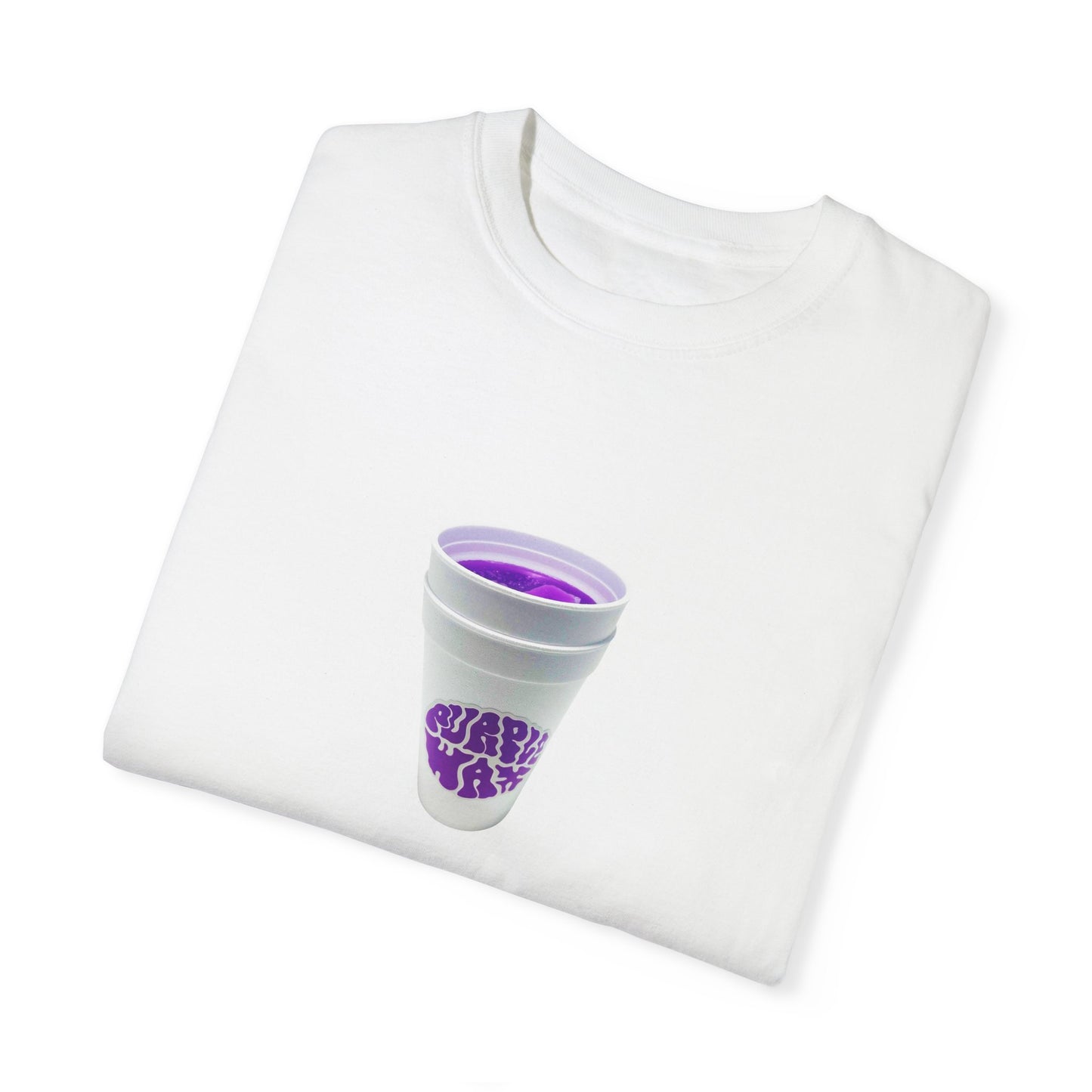 Purple Cup Unisex Garment-Dyed T-shirt