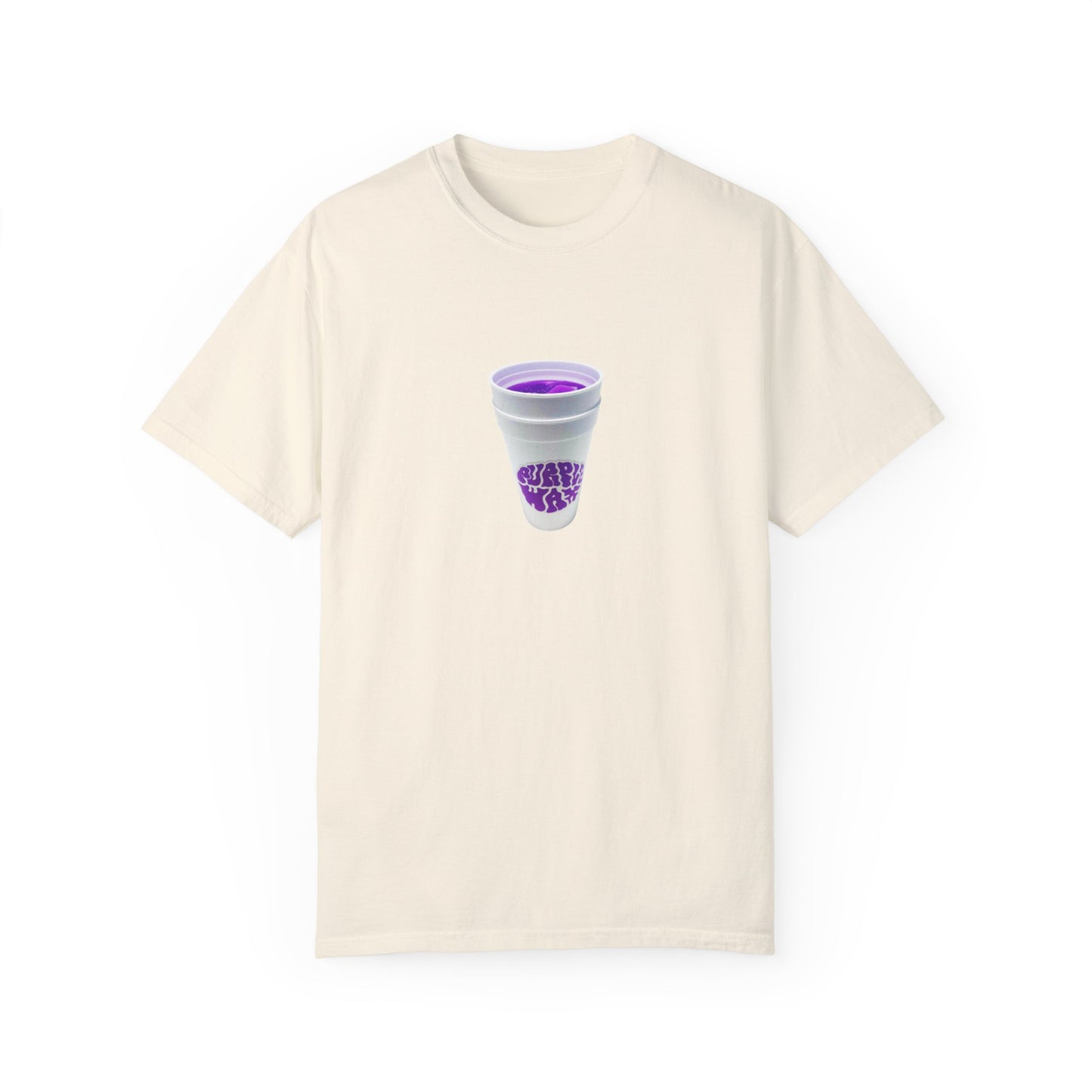 Purple Cup Unisex Garment-Dyed T-shirt