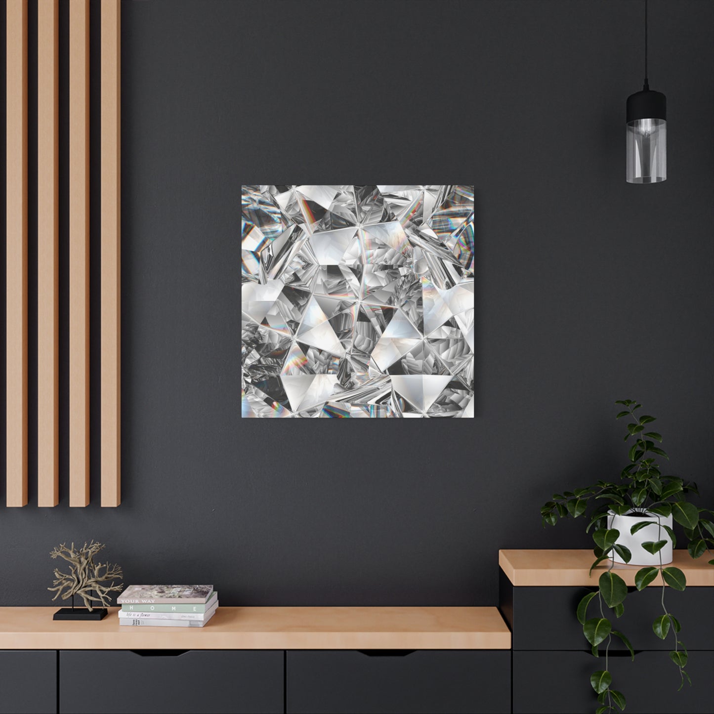 Diamond Matte Canvas, Stretched, 1.25"