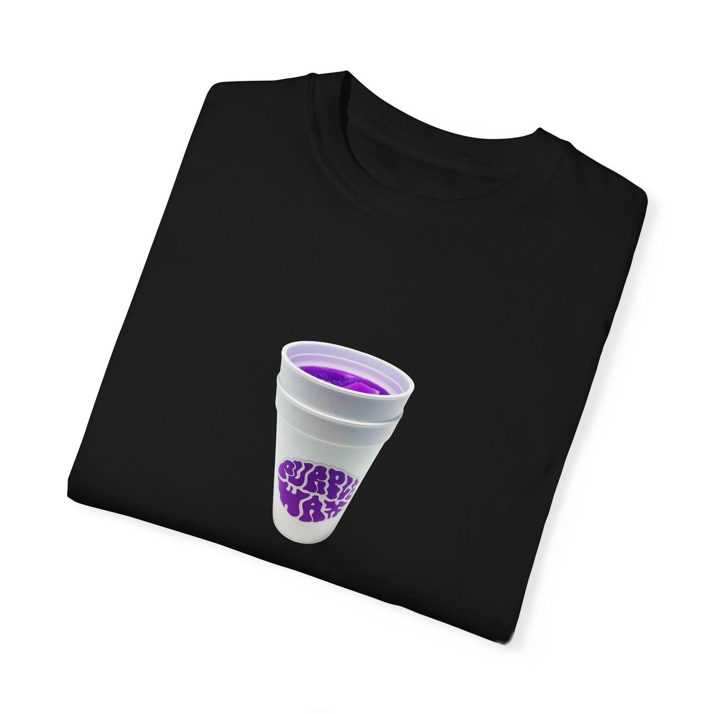 Purple Cup Unisex Garment-Dyed T-shirt