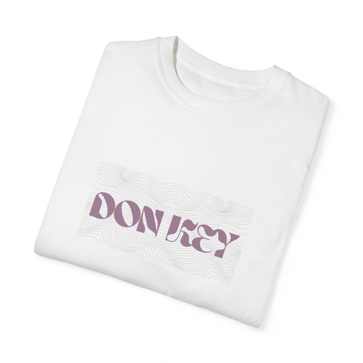 Wavy Don Key Unisex Garment-Dyed T-shirt