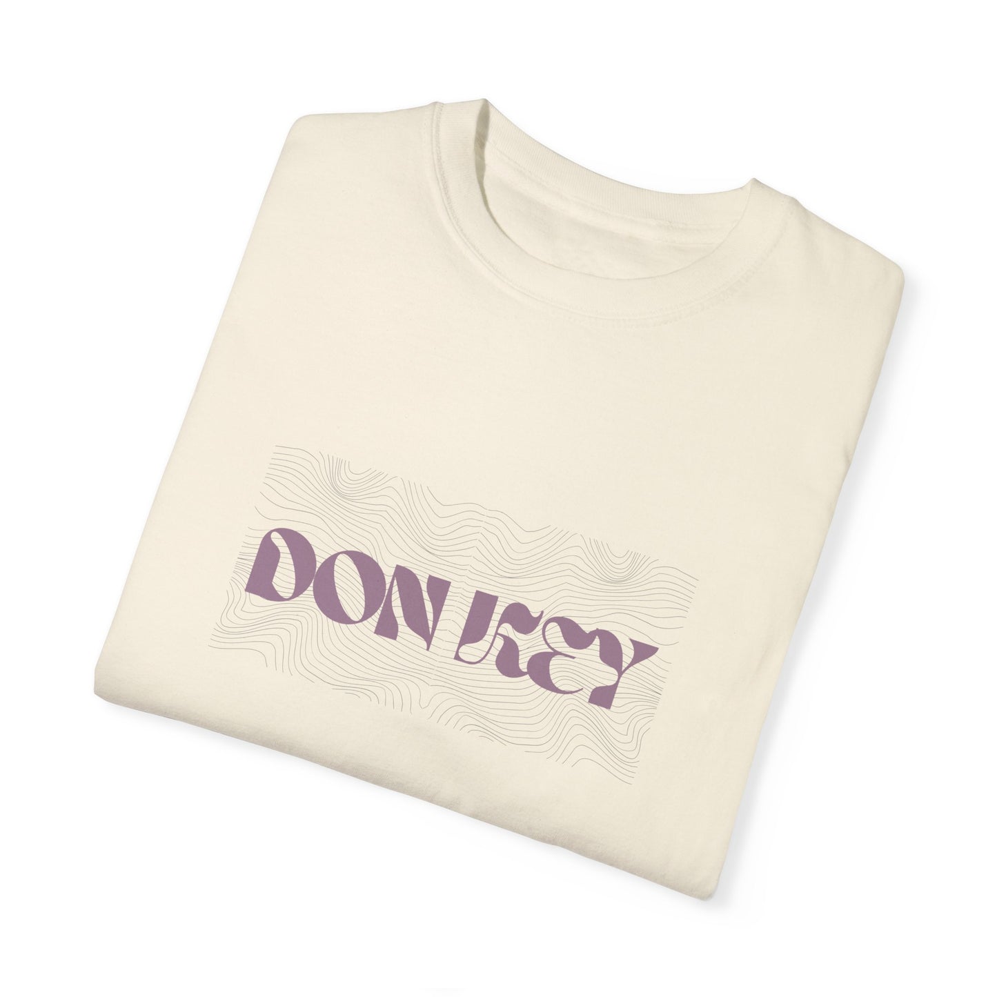 Wavy Don Key Unisex Garment-Dyed T-shirt