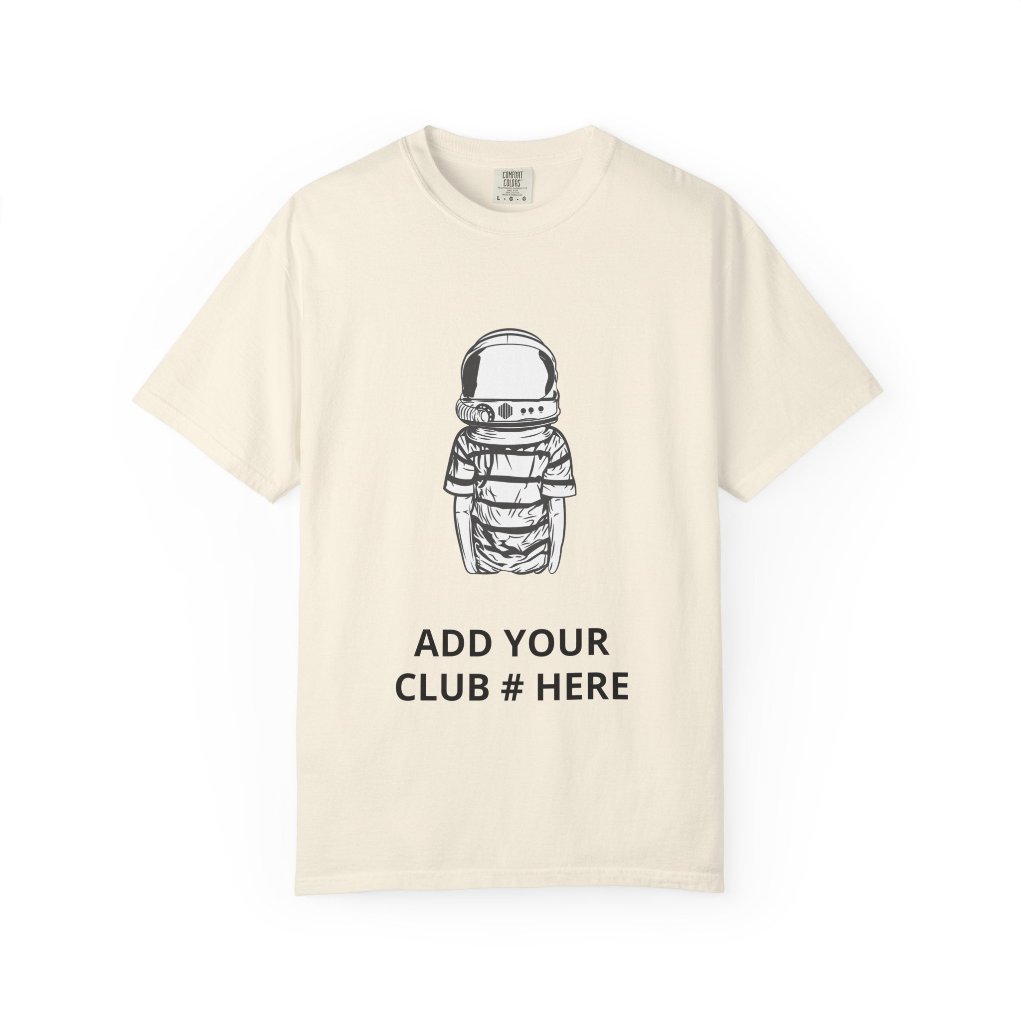 Astronaut Graphic T-Shirt — Customizable Club & Name
