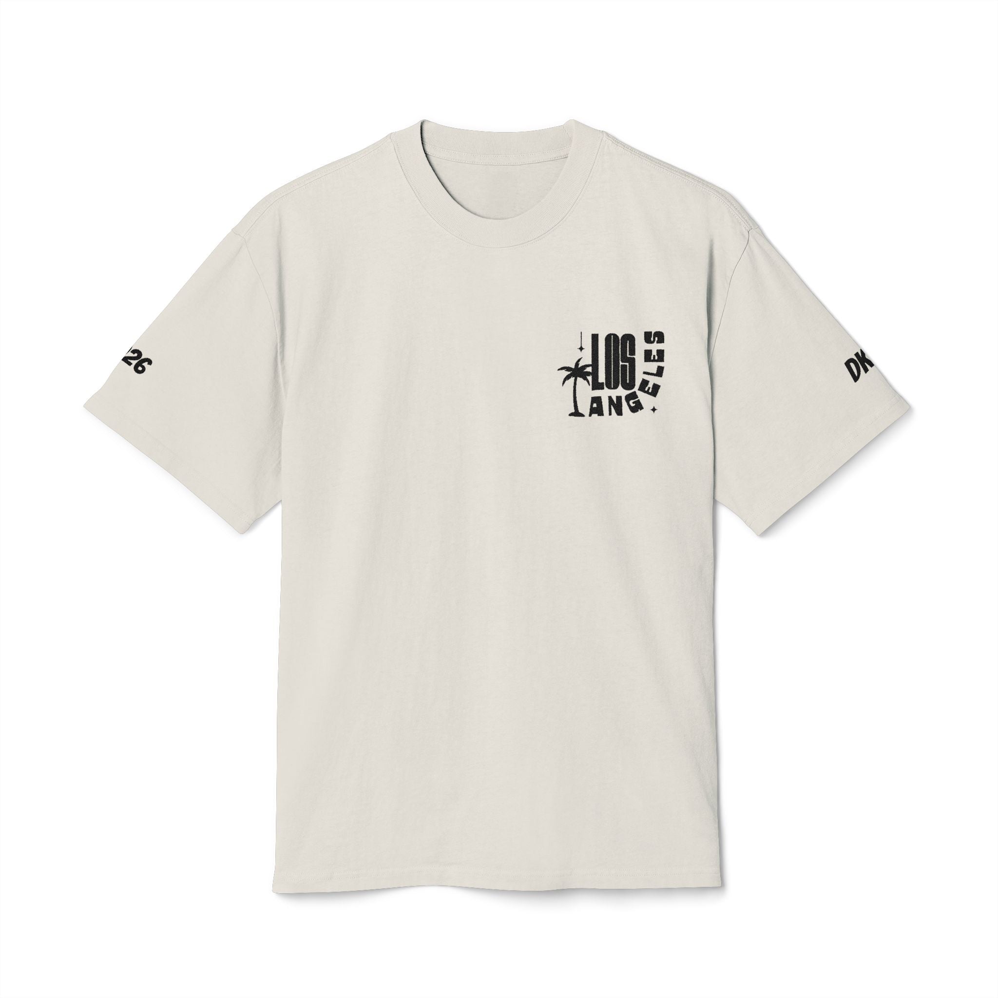 Los Angeles Embroidered Tree Unisex Faded Tee