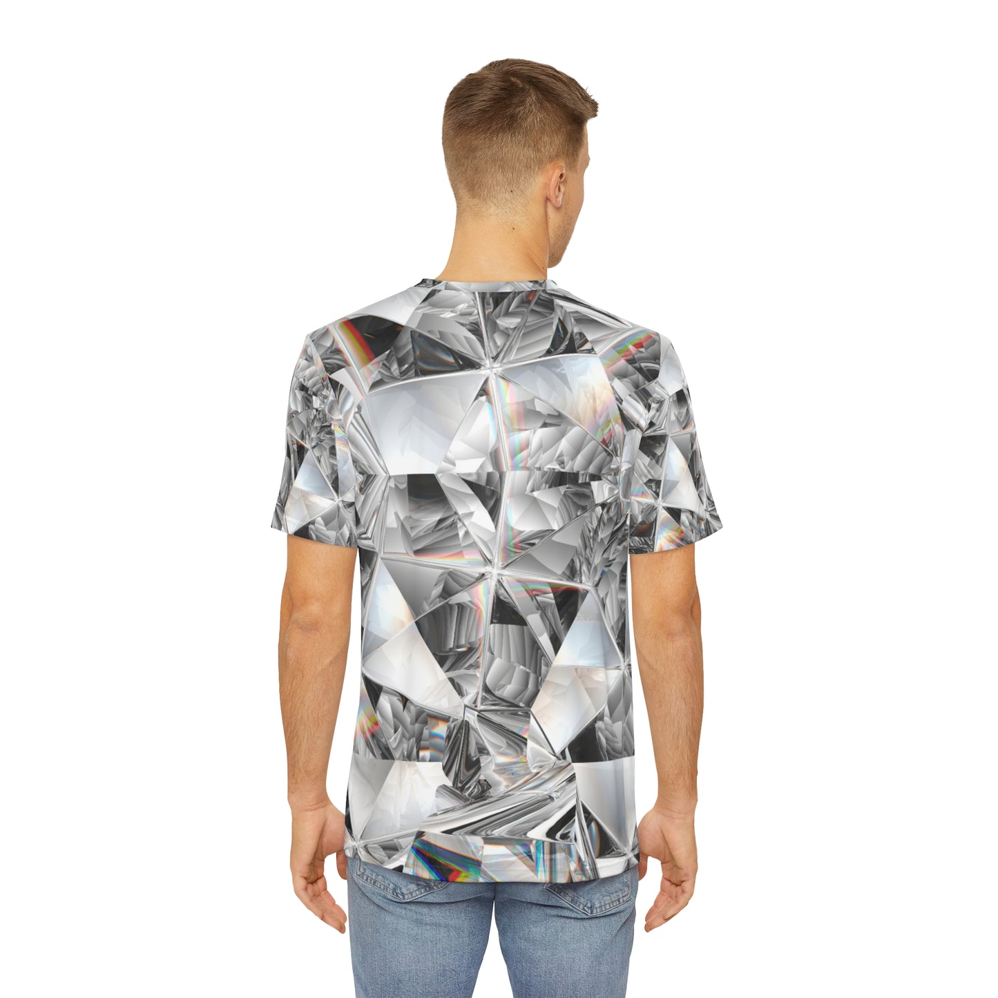 Diamond Men's Polyester Tee (AOP)