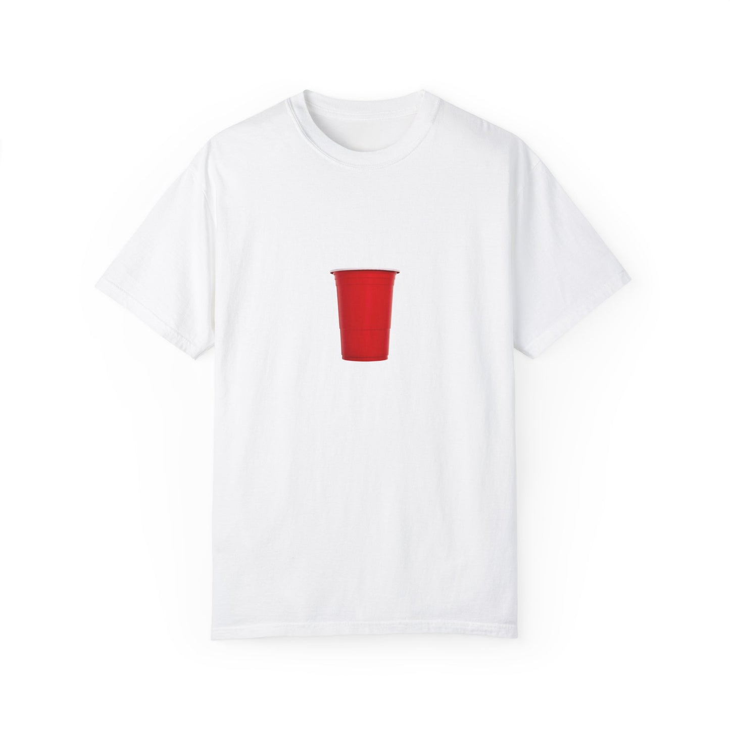 Red Cup Unisex Garment-Dyed T-shirt