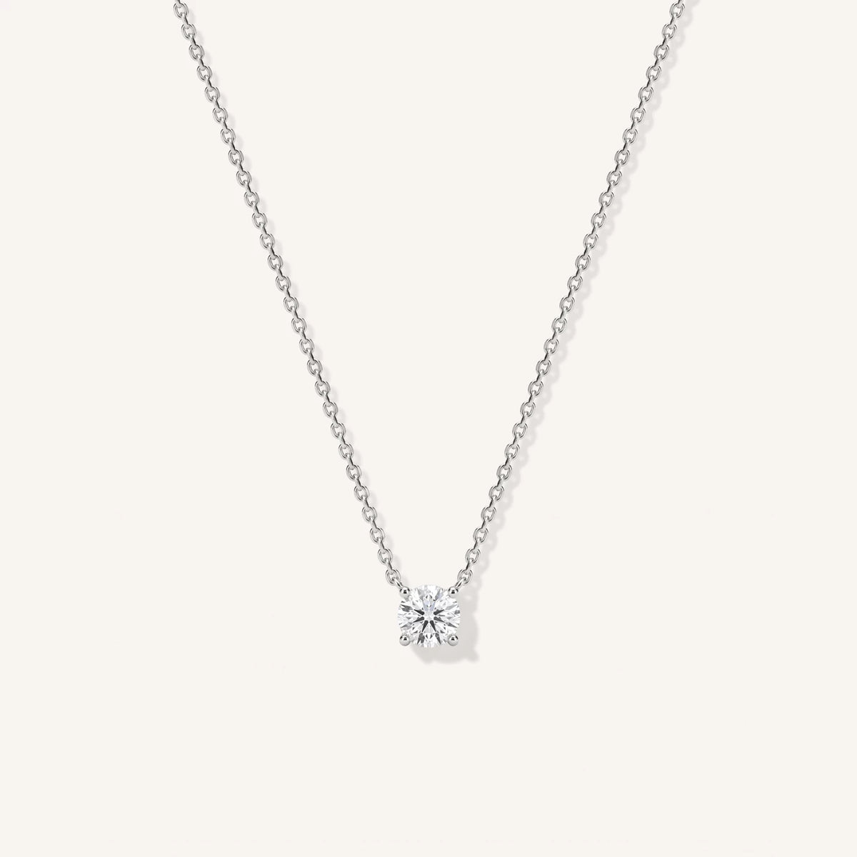 Lab Grown Diamond 4 Prong Pendant