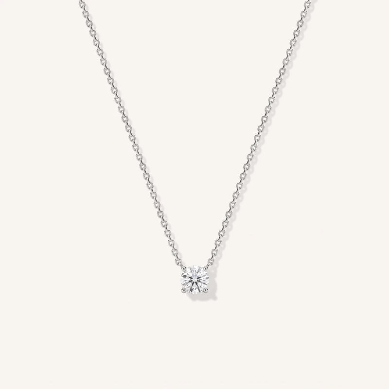 Lab Grown Diamond 4 Prong Pendant