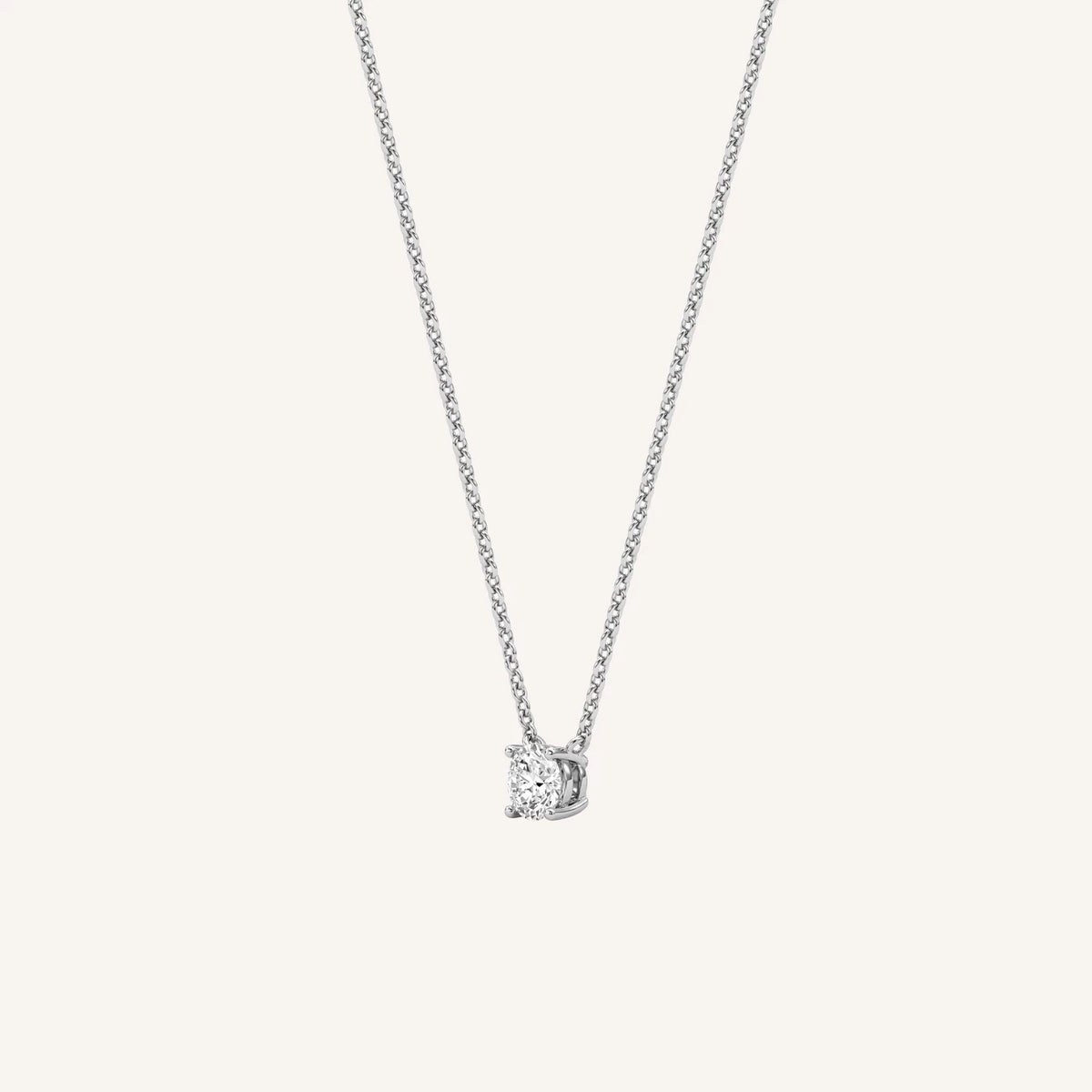 Lab Grown Diamond 4 Prong Pendant