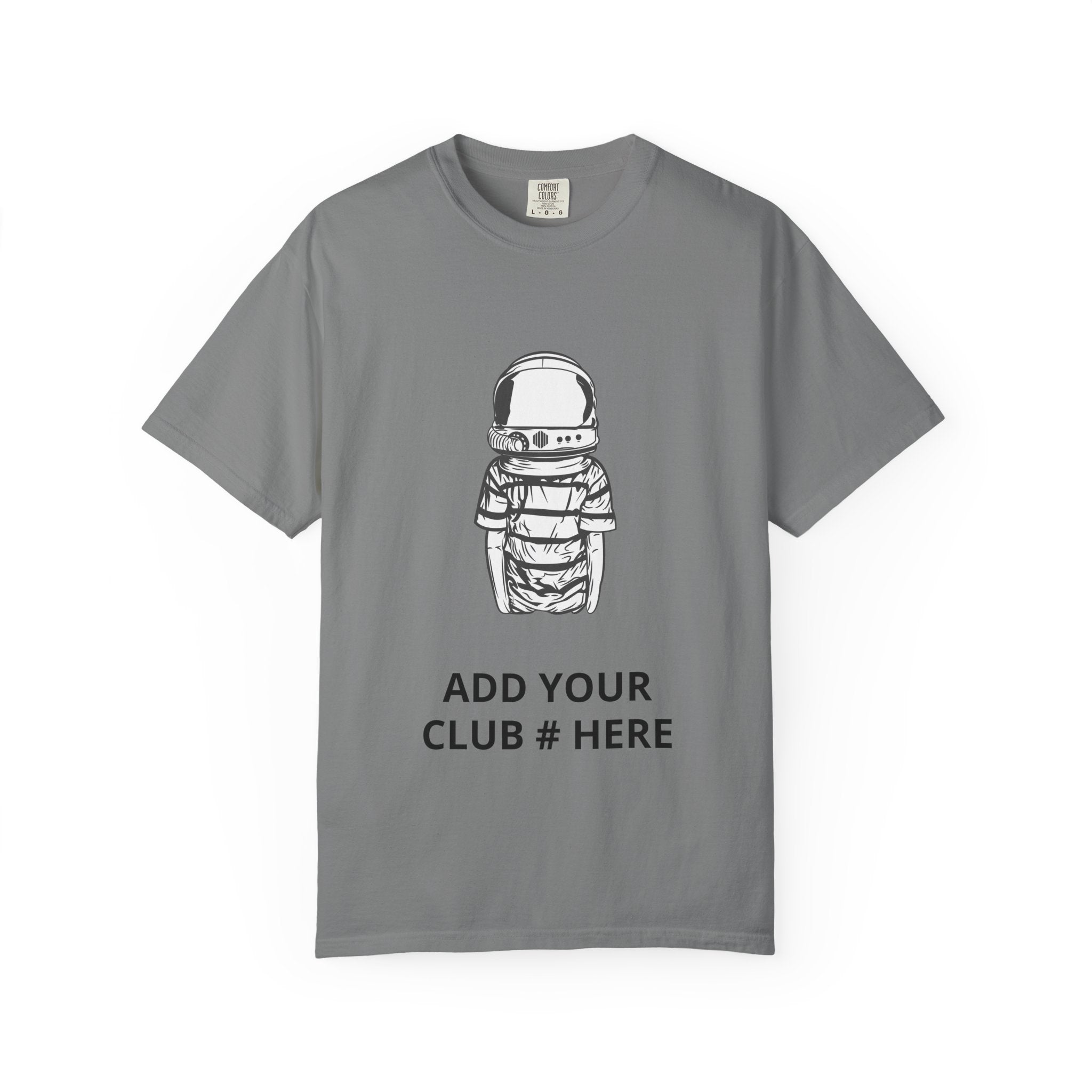 Astronaut Graphic T-Shirt — Customizable Club & Name