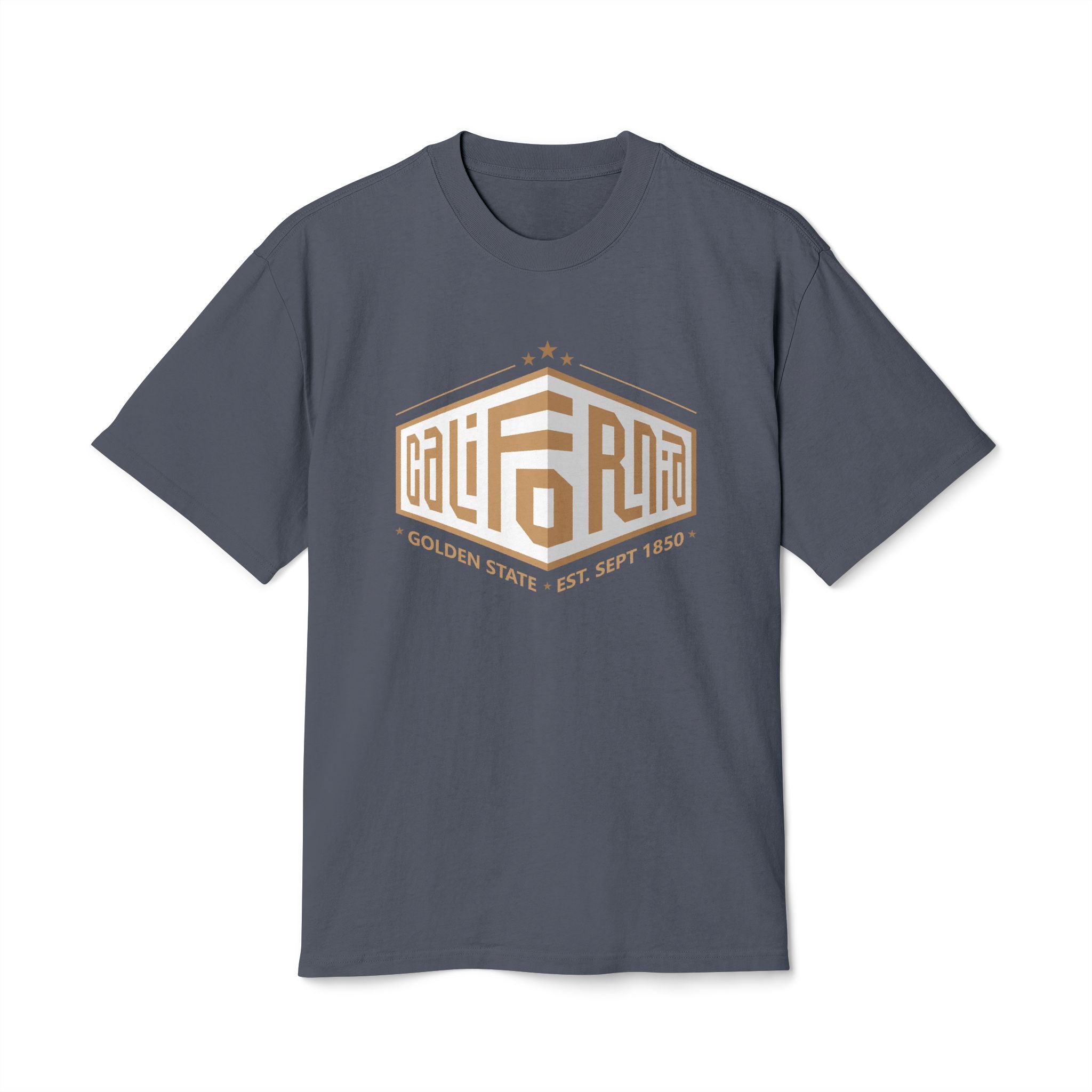 California Printed Unisex Faded Tee