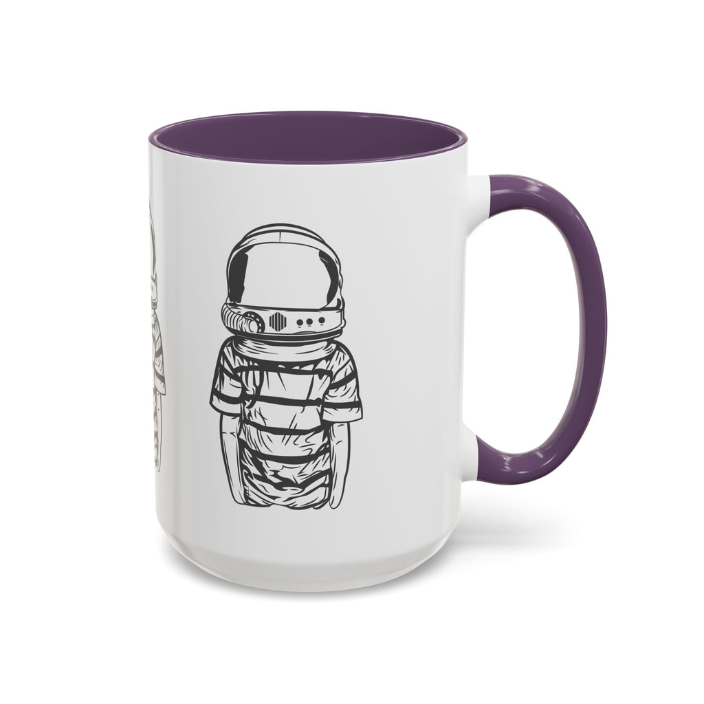 Astronaut Kid Accent Coffee Mug — Cute Space Helmet Illustration