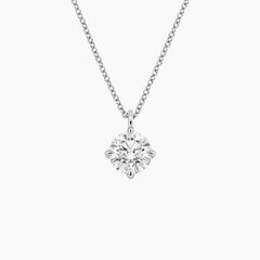Lab Grown Diamond 4 Prong Pendant