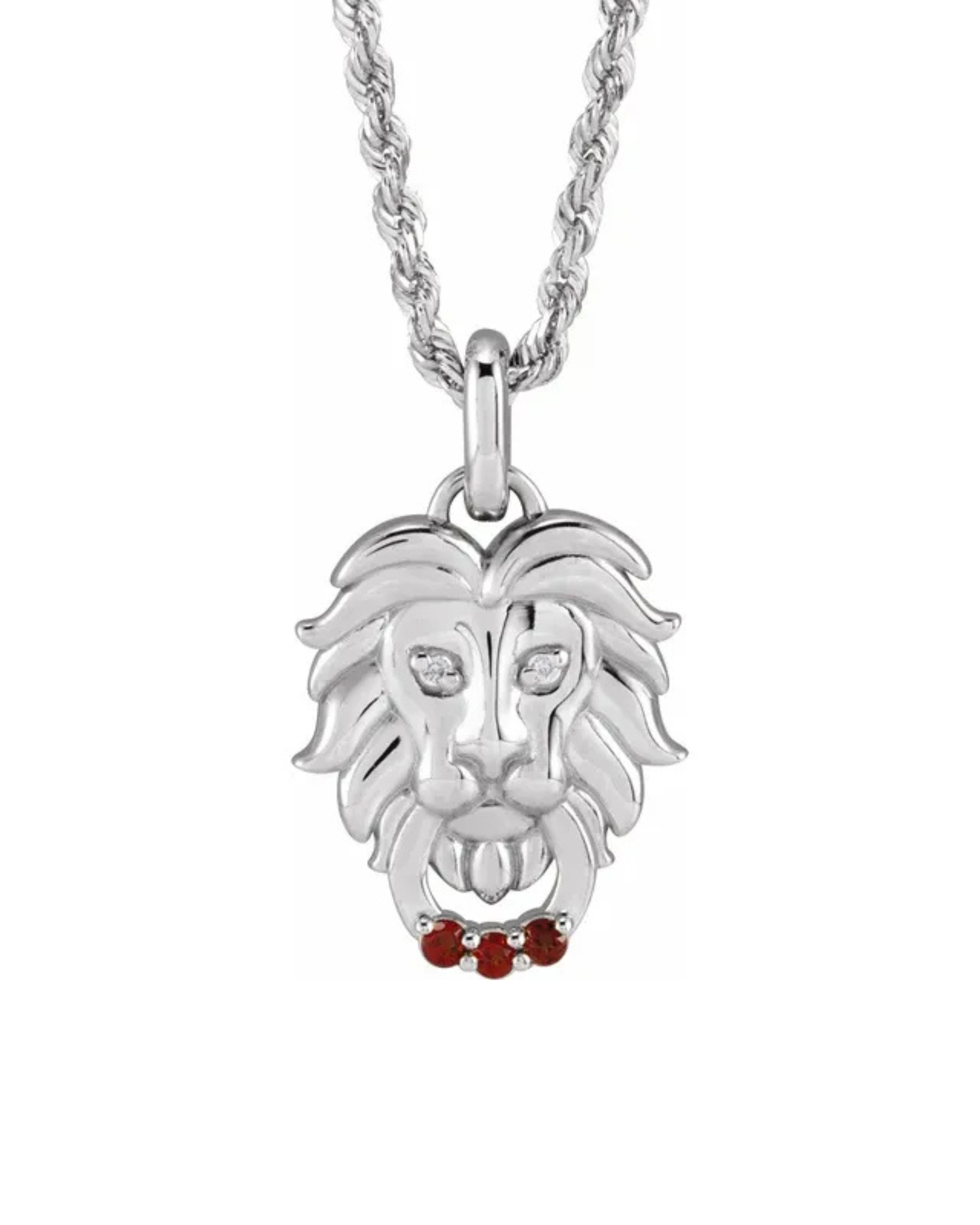 Sterling Silver Lion Necklace