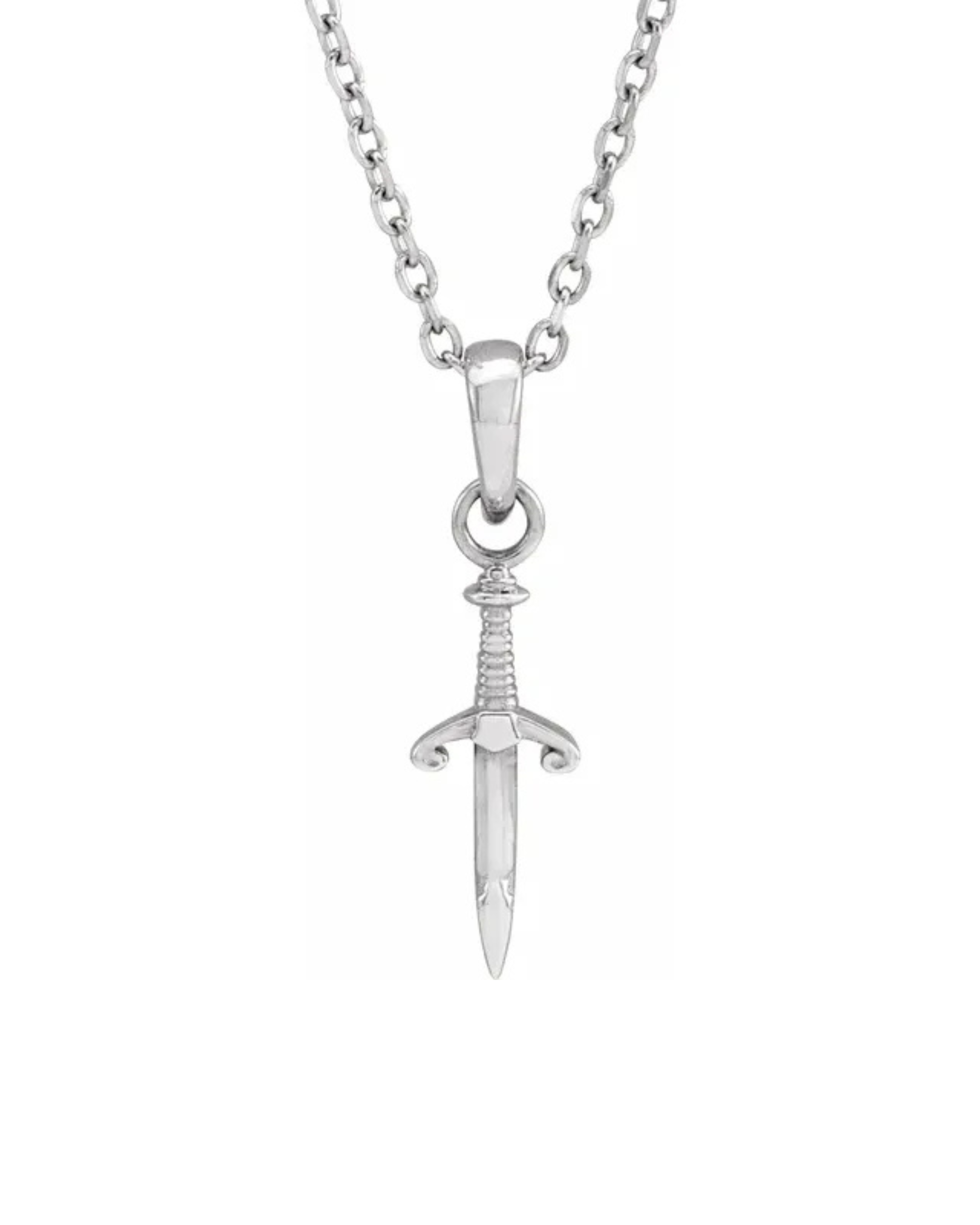 Sterling Silver Dagger Necklace