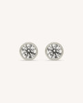 Lab Grown Diamond Bezel Set Stud Earring