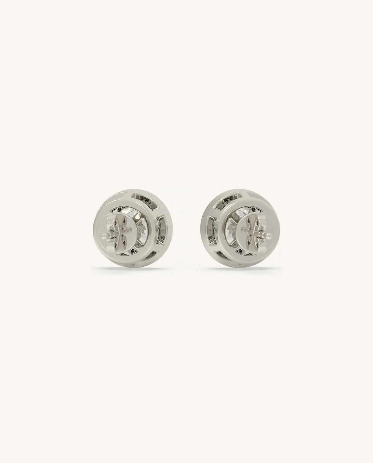 Lab Grown Diamond Bezel Set Stud Earring