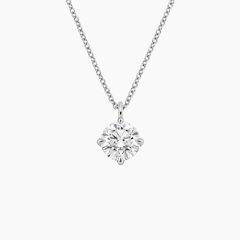 Lab Grown Diamond 4 Prong Pendant