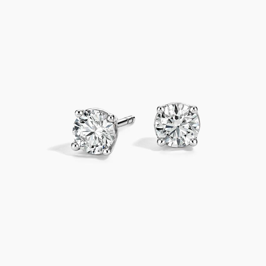 Lab Grown Diamond 4 Prong Stud Earring
