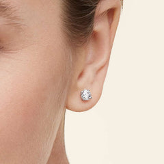 Lab Grown Diamond 4 Prong Stud Earring