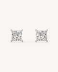 Lab Grown Diamond Princess Cut Stud Earring